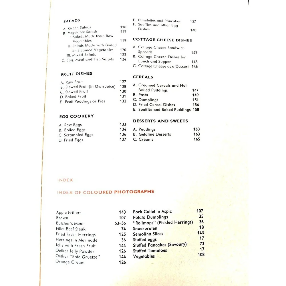 Oetker German Home Cooking Vintage‎ Paperback Recipe Cookbook Book, 1978 Edition